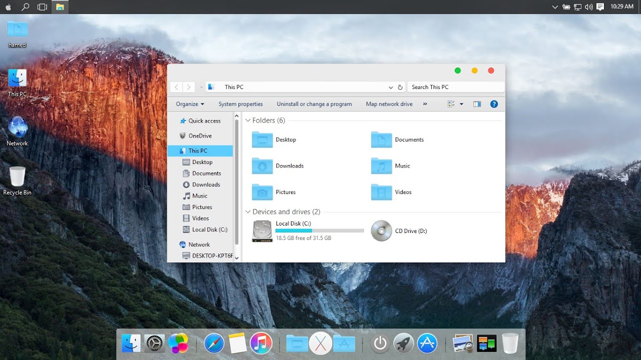 windows 8 theme for mac